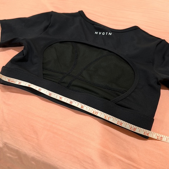 NVTGN OPEN TOP BLACK WORKOUT TOP ✨✨ - Picture 7 of 7
